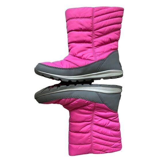 Sorel Whitney Pink Snowboots size 7 Women’s Waterproof Pull On - Picture 8 of 12